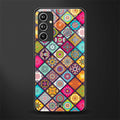 mandala art back phone cover | glass case for samsung galaxy a54 5g