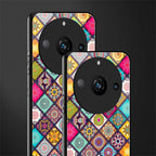 mandala art back phone cover | glass case for realme 11 pro 5g
