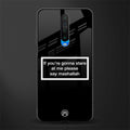 mashallah black edition glass case for poco x2 image