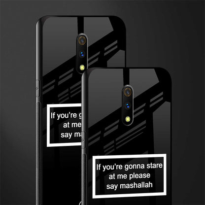 mashallah black edition glass case for oppo k3 image-2