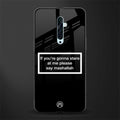 mashallah black edition glass case for oppo reno 2f image