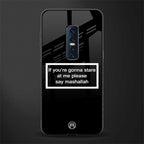 mashallah black edition glass case for vivo v17 pro image