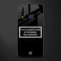 mashallah black edition glass case for vivo z1 pro image