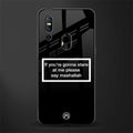mashallah black edition glass case for vivo v15 image