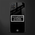 mashallah black edition glass case for samsung galaxy a51 image