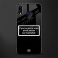 mashallah black edition glass case for samsung galaxy a20 image