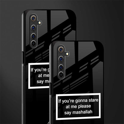 mashallah black edition glass case for realme 6 image-2