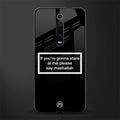 mashallah black edition glass case for redmi k20 image