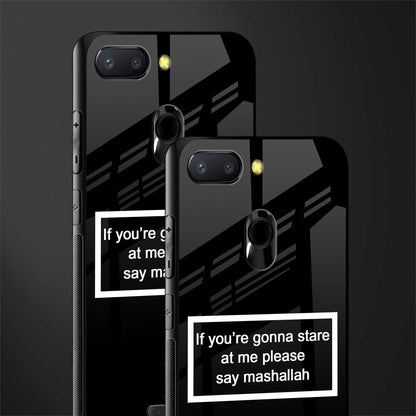 mashallah black edition glass case for redmi 6 image-2