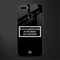 mashallah black edition glass case for oppo a7 image
