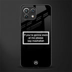 mashallah black edition glass case for mi 11 lite image