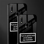 mashallah black edition glass case for realme 3 pro image-2