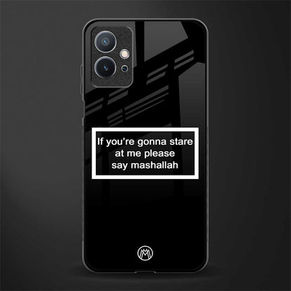mashallah black edition glass case for vivo t1 5g image