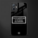 mashallah black edition glass case for vivo y75 5g image