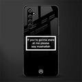 mashallah black edition glass case for realme x50 pro image