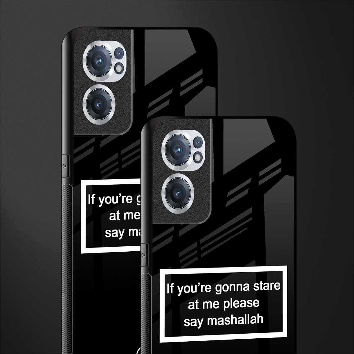 mashallah black edition glass case for oneplus nord ce 2 5g image-2