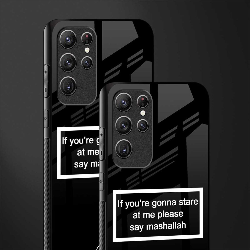 mashallah black edition glass case for samsung galaxy s22 ultra 5g image-2