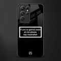 mashallah black edition glass case for samsung galaxy s22 ultra 5g image