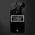 mashallah black edition glass case for redmi note 9 image
