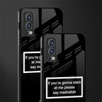 mashallah black edition glass case for oneplus nord 2 5g image-2