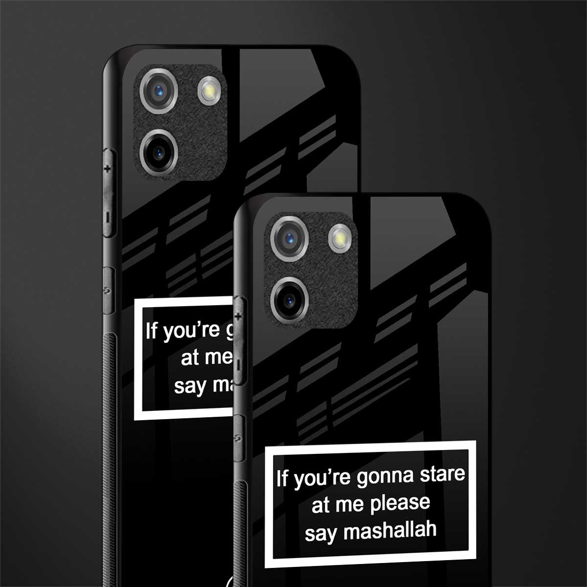 mashallah black edition glass case for realme c11 image-2