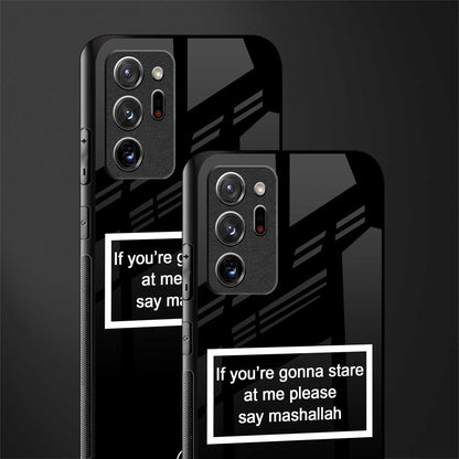 mashallah black edition glass case for samsung galaxy note 20 ultra 5g image-2