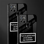 mashallah black edition glass case for realme narzo 30a image-2