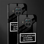mashallah black edition glass case for mi 10i image-2