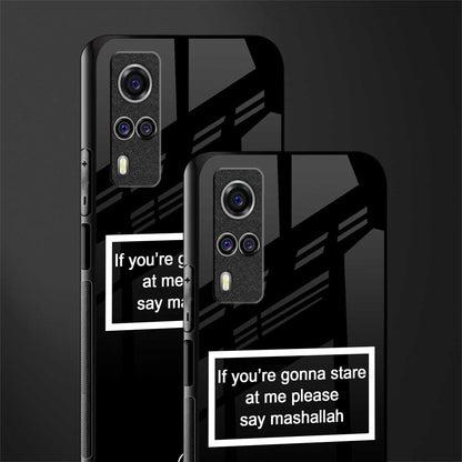 mashallah black edition glass case for vivo y51 image-2