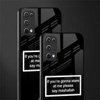 mashallah black edition glass case for realme x7 pro image-2