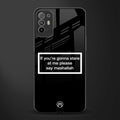 mashallah black edition glass case for oppo f19 pro plus image
