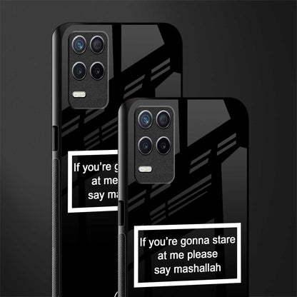 mashallah black edition glass case for realme narzo 30 5g image-2
