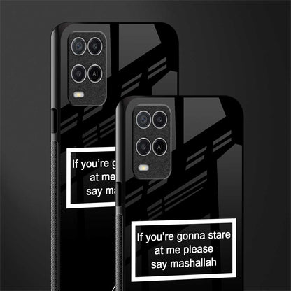 mashallah black edition glass case for oppo a54 image-2