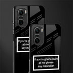 mashallah black edition glass case for mi 11x 5g image-2
