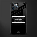 mashallah black edition glass case for iphone 12 pro max image