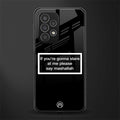 mashallah black edition back phone cover | glass case for samsung galaxy a23