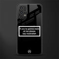 mashallah black edition back phone cover | glass case for samsung galaxy a13 4g