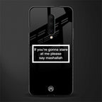 mashallah black edition glass case for oneplus 7 pro image