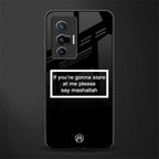 mashallah black edition glass case for vivo x70 image