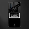 mashallah black edition glass case for samsung a21 image