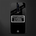 mashallah black edition glass case for oneplus 8 image
