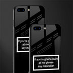 mashallah black edition glass case for iphone 7 plus image-2