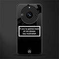 mashallah black edition back phone cover | glass case for realme 11 pro 5g