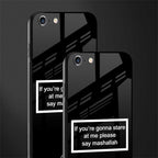 mashallah black edition glass case for iphone 6 image-2