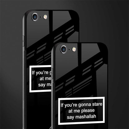 mashallah black edition glass case for iphone 6 image-2