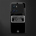 mashallah black edition back phone cover | glass case for iQOO 9 Pro