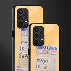 mayo is a sauce back phone cover | glass case for samsung galaxy a13 4g