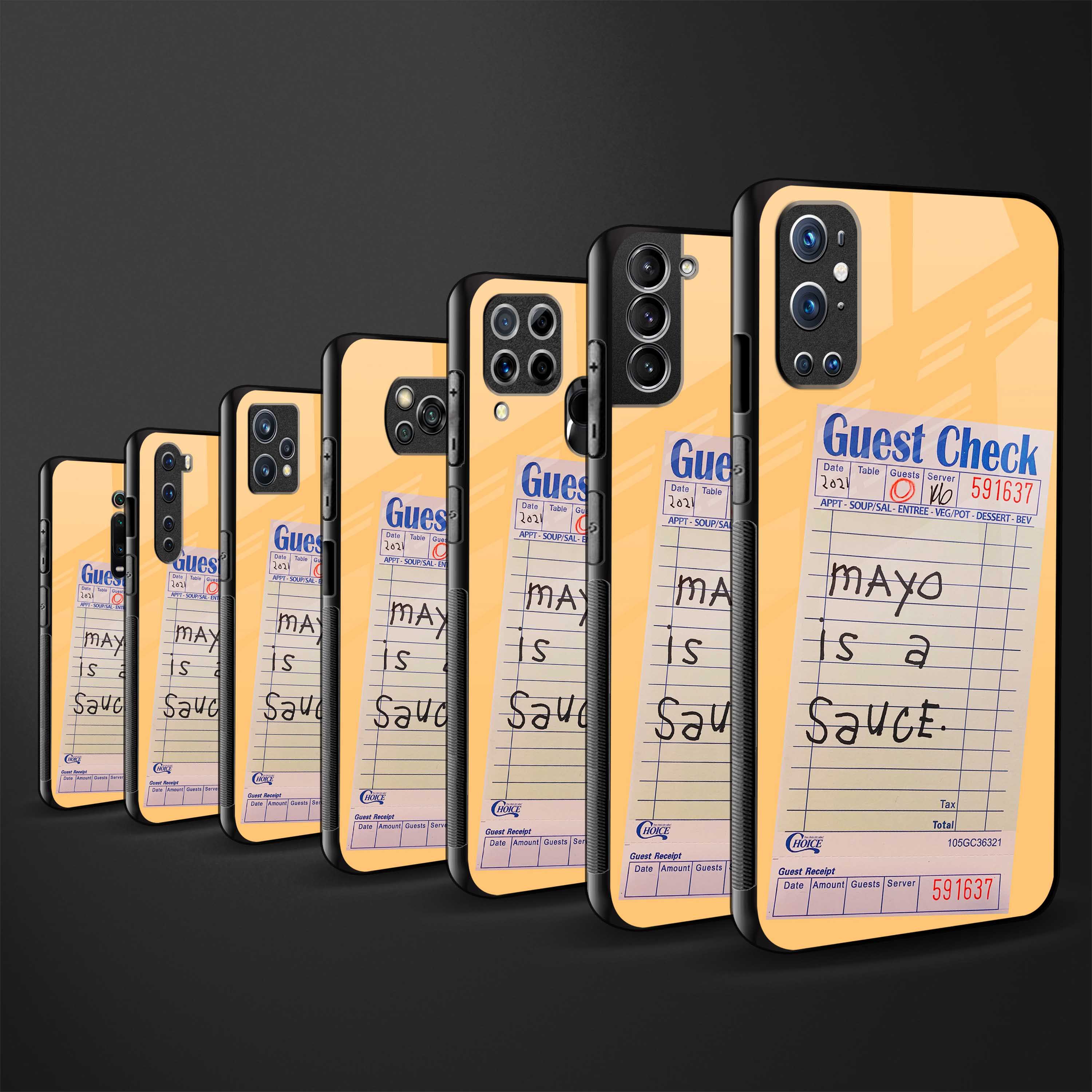 mayo is a sauce back phone cover | glass case for realme 9 pro 5g