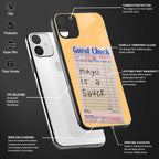 mayo is a sauce back phone cover | glass case for realme 9 pro 5g