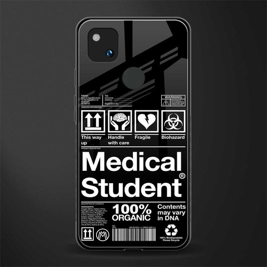 medical student back phone cover | glass case for google pixel 4a 4g